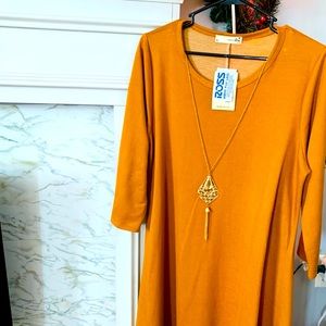 NWT, Mid-length, 3/4 Sleeve Dress